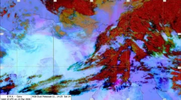 توقعات التقلبات الجوية وحالة الطقس في مصر حتى يوم عيد الفطر